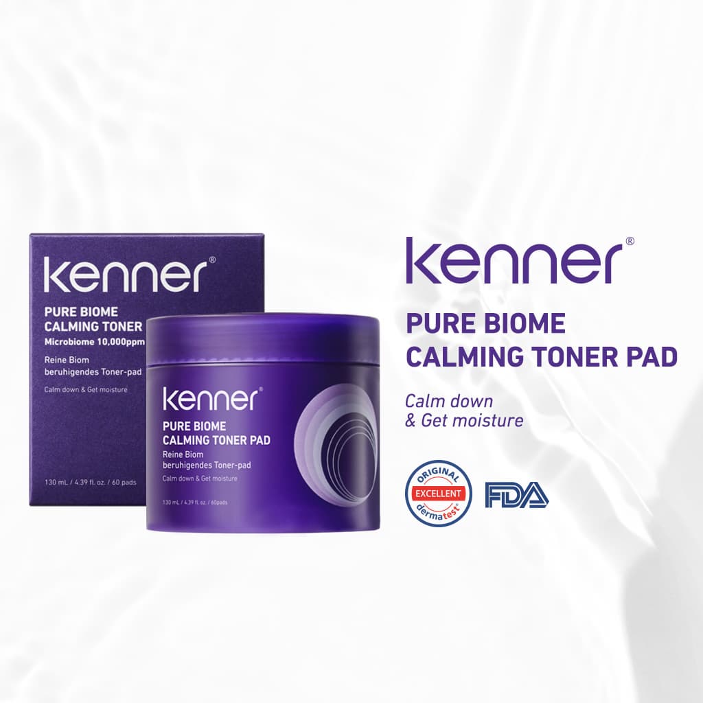kenner pure biome calming toner pad