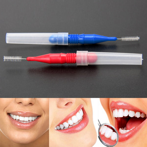 L Shape Push-Pull Interdental Brush Oral Care Teeth Whitening Dental Tooth Pick Tooth Orthodontic Toothpick ToothBrush