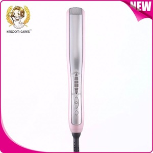 LED Temperature Straightening Hair Brush Professional Straightening Irons Electric Straight Hair Comb Straightener