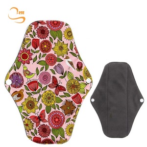 M Regular Flow Button Fixed Menstrual Cloth Panty Liners Waterproof Washable Women Sanitary Napkins