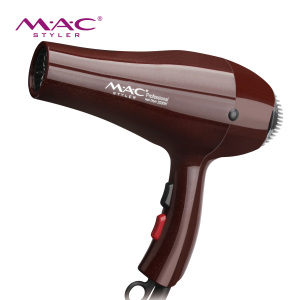 MAC Hair Dryer 2000w 110V/220V Hairdryer Hair Blow Dryer Fast Straight Hot Air Styler 3 Heat setting 2 speed & one Setting