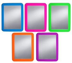 Magnetic locker mirror/plastic square mirror for locker or fridge