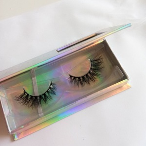 Manufacturer Make Top grade 3D Mink Lashes Silk eyelashes And Custom Package Eyelash Packaging Box