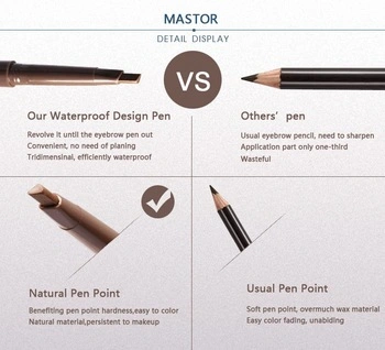 Mastor Long-Lasting Eyebrow Pencil for Permanent Makeup