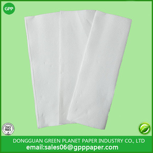 Multifold virgin wood pulp paper hand towel