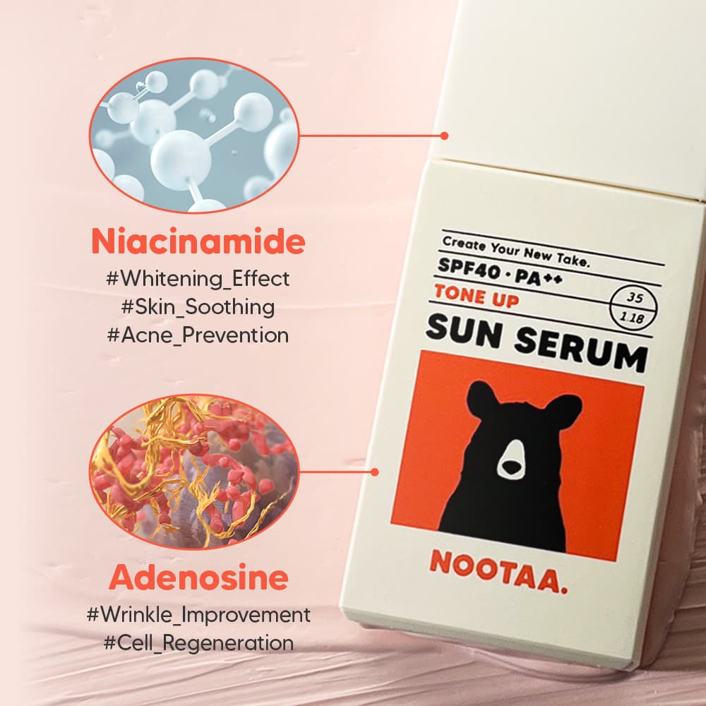 NOOTAA Tone Up Sun Serum