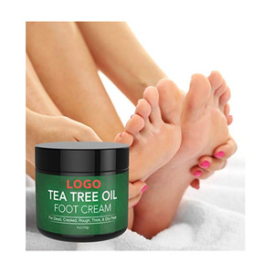 OEM Manufacturer Anti-fungal Repairing skin Moisturizing Tea Tree Oil Foot Cream Foot Care