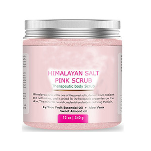 Oem/ODM custom private label himalayan salt  body facial scrub