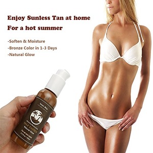 OEM/ODM Natural Glow Self Tanner Sunless Protect Tanning Lotion For Body