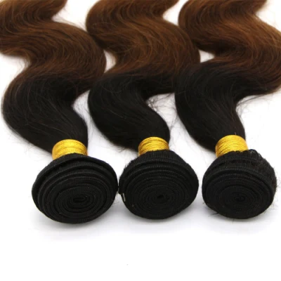 Ombre 1b/4/27 Brazilian Human Remy Hair Body Wave Remy Hair Bundles