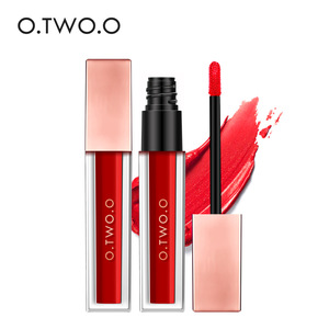 O.TWO.O 2019 hot sale high pigmented matte lip gloss non stick cup liquid lipstick