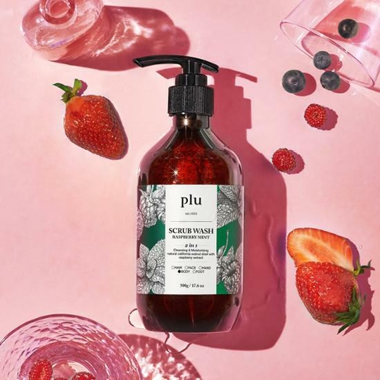 (PLU) Scrub Wash Raspberry Mint 500g