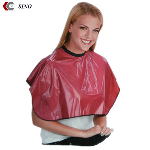 Polyester hair cut cape bib hair salon cappa hairdressing short tippet cape wholesale