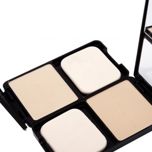 Private label high quality 2 colors pressed powder