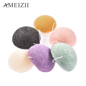 Private Label Konjac Sponge Makeup Sponge Cosmeticos al Por Mayor Esponja Rosto Schwamm Make up Sponge Makeup Powder Puff