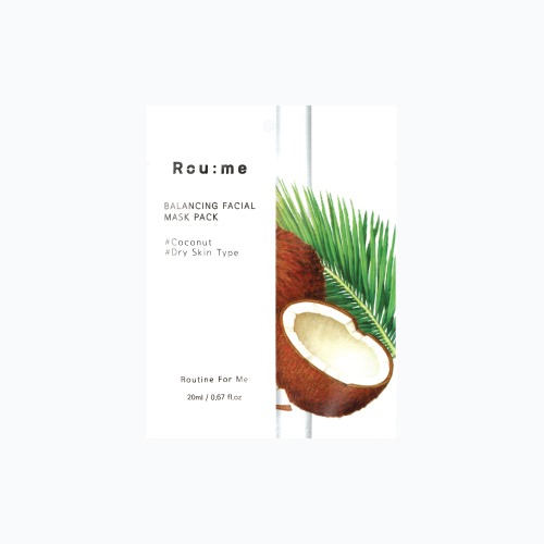 (Roume) Balancing Facial Mask Pack 1PCS (Coconut)