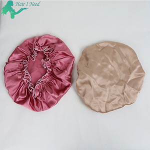 silk night cap satin bonnets sleep hair cap for hair care