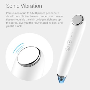 smart handheld portable anti aging beauty device skin care tool hot and cool sonic blackhead remover suction supplier