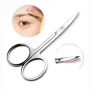 Stainless Steel Small Scissors Cut Makeup Tool Korea Manicure Nose Eyebrow