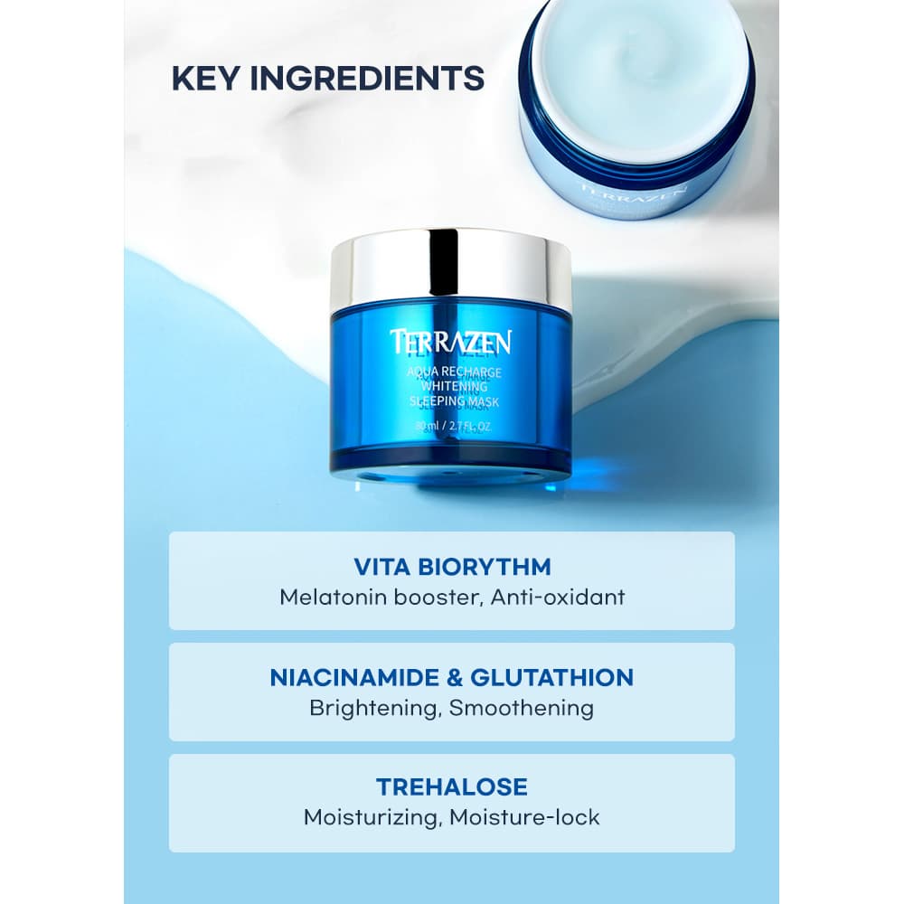 TERRAZEN Aqua Recharge Whitening Sleeping Mask