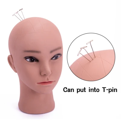 Top Quality Bald Female Mannequin Head Wig Making Head Hat Display Cosmetology Manikin Head for Makeup Practice