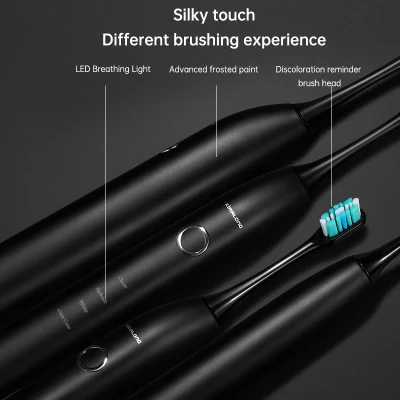 USB Type-C Charging Automatic Tooth Cleaner Cordless Oscillating Soft Wireless Adult Smart Electric Toothbrush