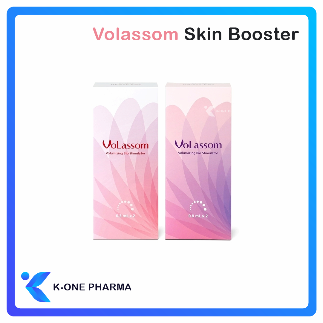 VOLASSOM SKIN BOOSTER Soothing Rejuvenation Skin Facial contours Deep Hydrating Glowy Effect 