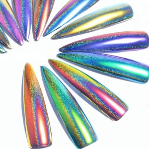 Wholesale Beauty Supply 2019 Holographic Acrylic Nail Mermaid Powder