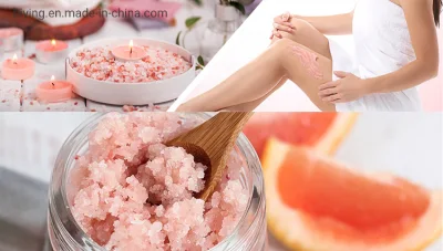 Wholesale Body Care Dead Skin Removing Exfoliating Whitening Smoothing Himalayan Pink Salt Body Scrub