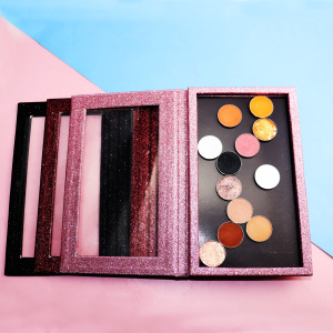 Wholesale DIY Eyeshadow Palette Professional Makeup Pallette Glitter Empty Magnetic Eyeshadow Palette