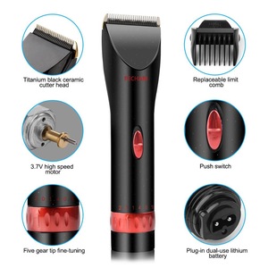 Wholesale Guangzhou Cordless Cheap electric hair cutting machine hair trimmer kit set modern used hair salon equipment