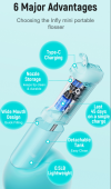 Infly Dental Flosser Water Flosser Dental Irrigator P12