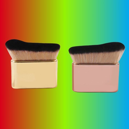 Face Brush Soft Dense Bristles Foundation Blush Bronzer Applicator