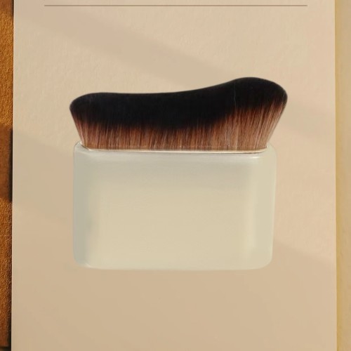 Face Brush Soft Dense Bristles Foundation Blush Bronzer Applicator