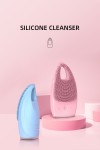 Rechargeable Deep Cleaning Sonic Vibrating Face Brush Facial Massager Skin Care Electric Silicone Fa