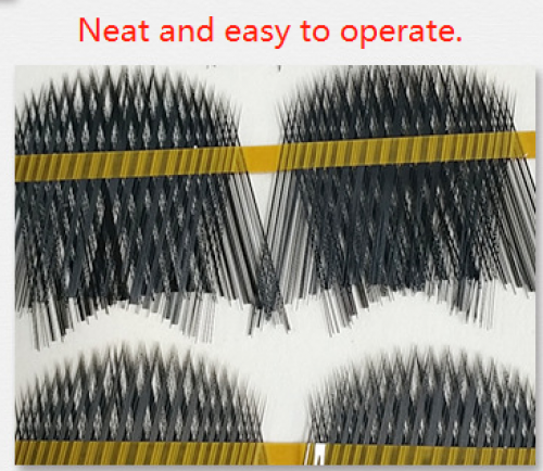 0.03 Grafted eyelash fiber to hair semi-finished cosmetic false eyelashes factory wholesale