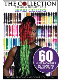 Bright and Multicolor Ombre Braids - The Collection Hair