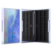 14.7ML Mini Unique Design 12-Color ABS Empty Eyeshadow Palette Compact Case