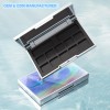 14.7ML Mini Unique Design 12-Color ABS Empty Eyeshadow Palette Compact Case