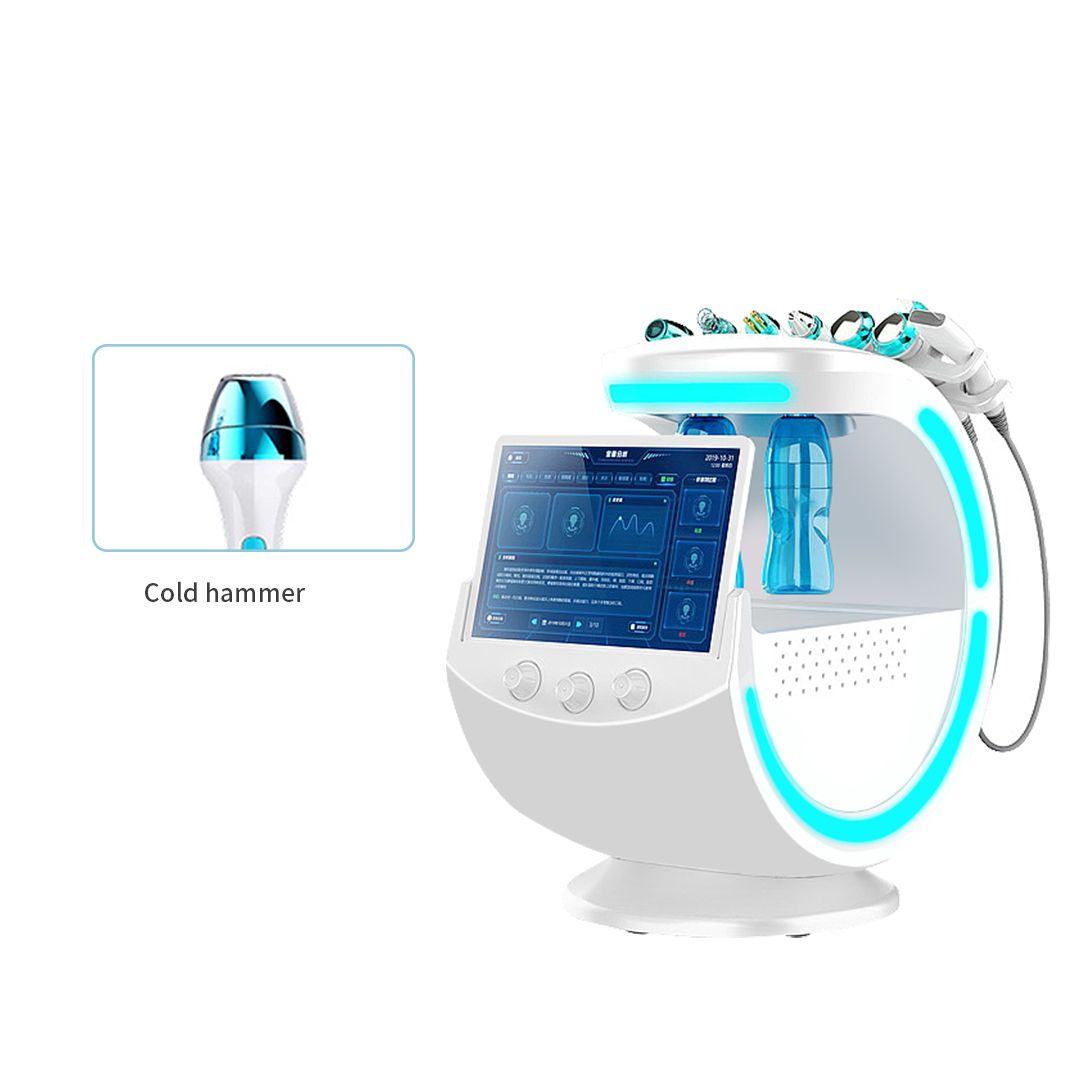 2023 Best Hydra Facial Smart Ice Blue Skin Care Machine Oxygen Hydrogen Jet Therapy 8 in 1 Hydration