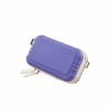 Customized 7'' Inch Purple Color ABS Hard Shell Women's Overnight Makeup Case Toiletry Bag