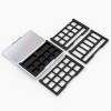 14.7ML Mini Unique Design 12-Color ABS Empty Eyeshadow Palette Compact Case