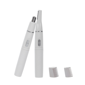 2 in 1 Lady Beauty Battery Operated Electric Eyebrow Trimmer ear nose hair remover