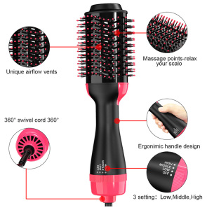 2019 Hot sale Hot Air Spin Brush and One-step Hair Dryer & volumizer hot air brush hot air styler brush