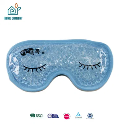 2023 Soft Fabric Cold Compress Gel Eye Mask with Customized Logo