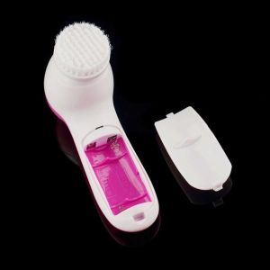 5 in 1 electric sonic facial scrub face cleaning spin wash facial cleansing brush