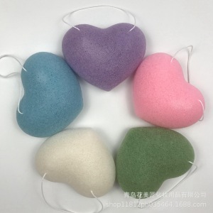 Bamboo Cotton Reusable  Washable Makeup Remover Pads with Konjac Sponge