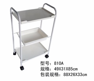 Cheep 3-Shelves stainless steel salon trolley