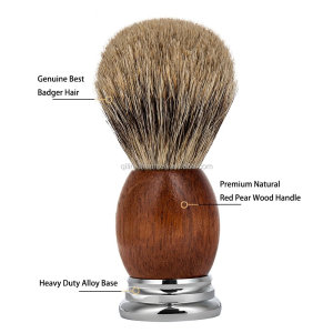 Cosmetic Products  wood handle knot shaving brush manufacturer best badger shaving brush