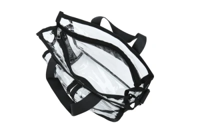 Custom Clear Makeup Artist Set Bag with Magnet Front Pockets